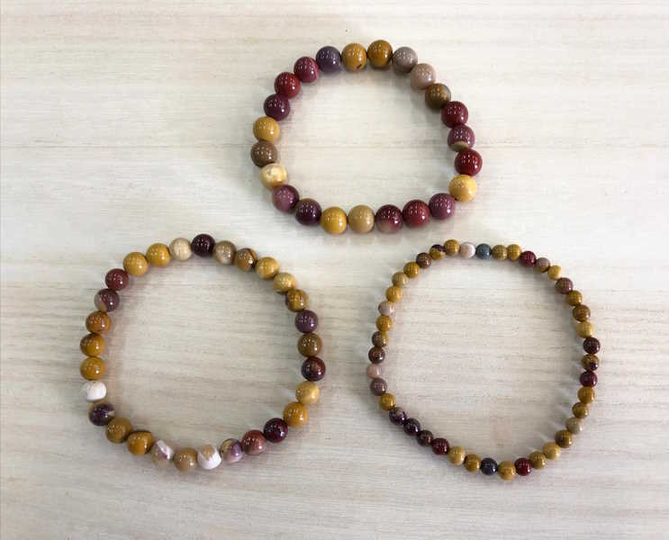 Pulsera Jaspe Sardo Mokaita bola